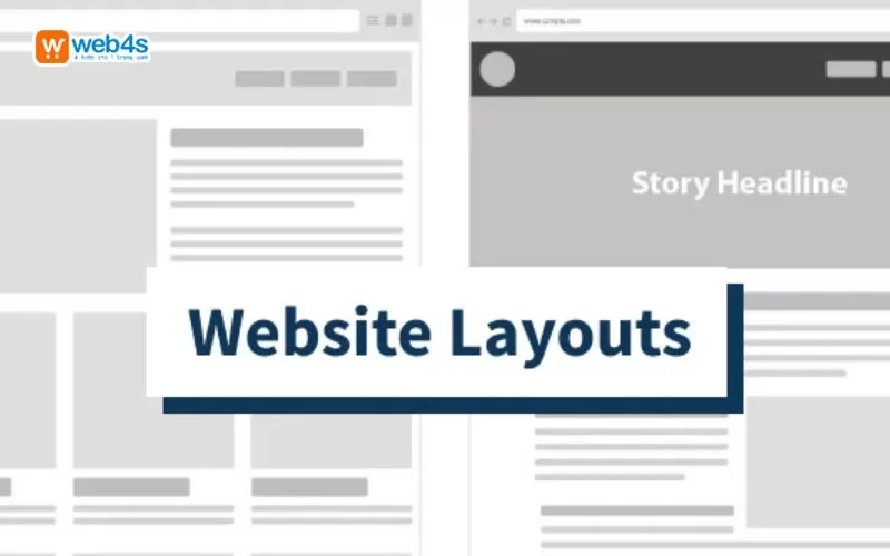 Bố cục website là cách sắp xếp các yếu tố trên trang 